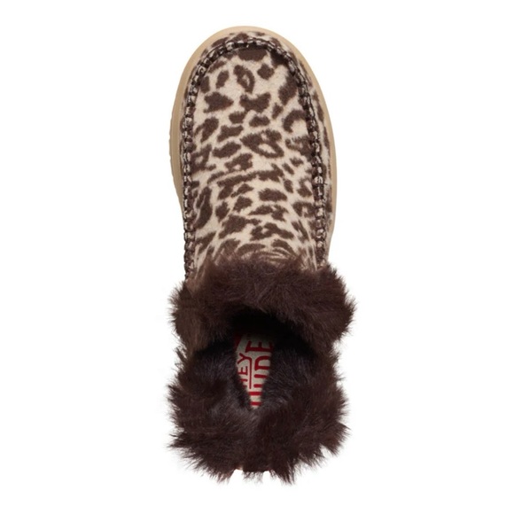 Hey Dude Camden Brushed Leopard Cozy Boots - Women’s Size 8 NWT - Picture 8 of 9